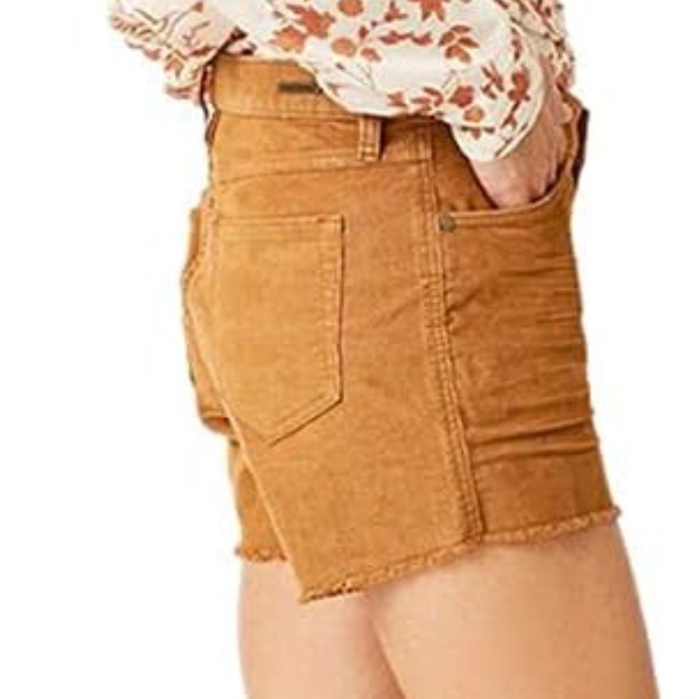 Carve Designs Oahu 4" Corduroy Twill Shorts "SADDLE" Caramel Brown Size 10
